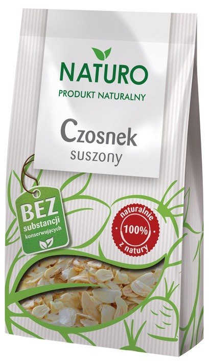 Czosnek suszony płatki 80g Naturo